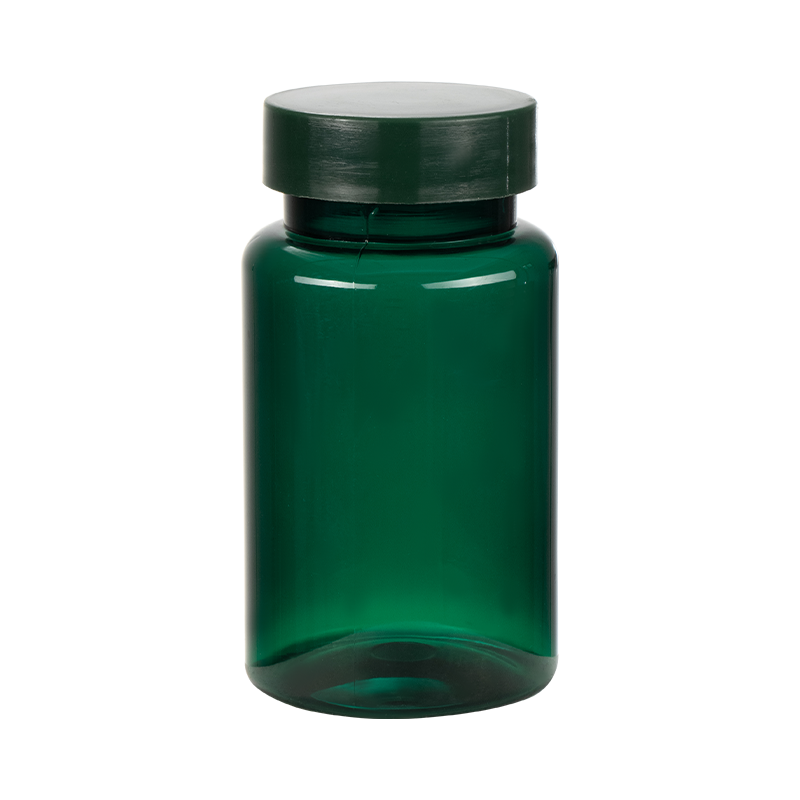 Runde PET-Flasche mit 100 ml Fassungsvermögen