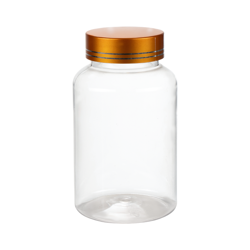 Runde PET-Flasche mit 250 ml Fassungsvermögen