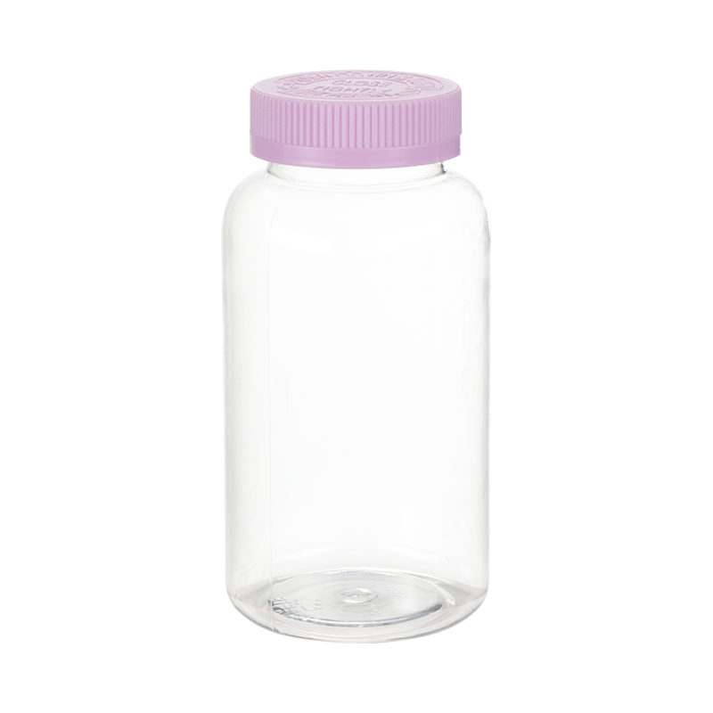 Runde PET-Flasche mit 520 ml Fassungsvermögen