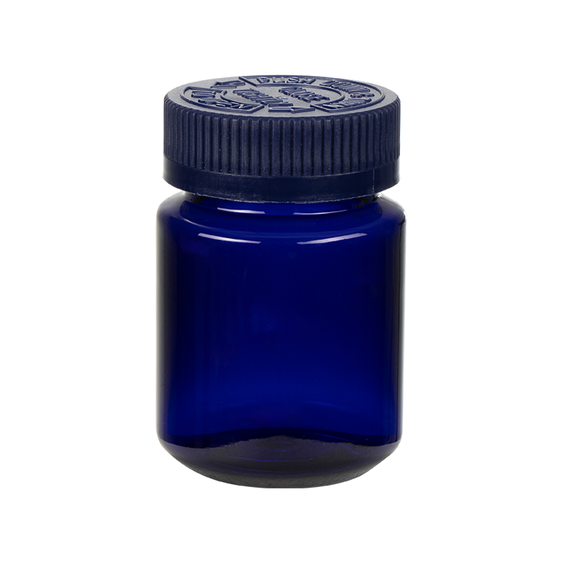 Kurze und robuste 100-ml-PET-Rundflasche