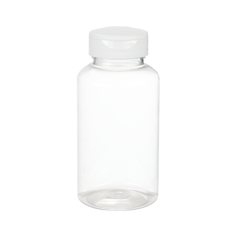 Runde PET-Flasche mit 200 ml Fassungsvermögen