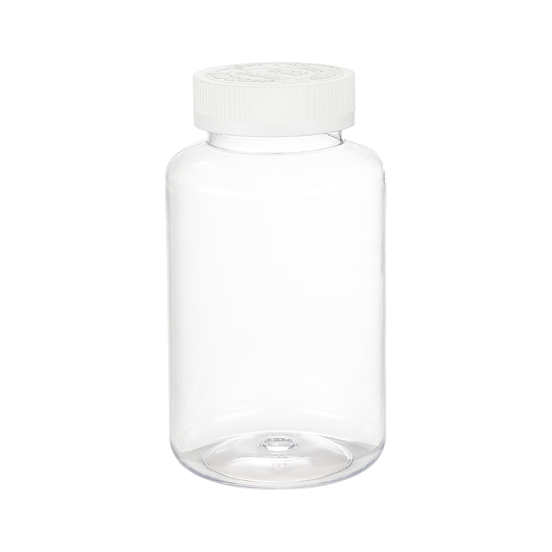 Runde PET-Flasche mit 500 ml Fassungsvermögen