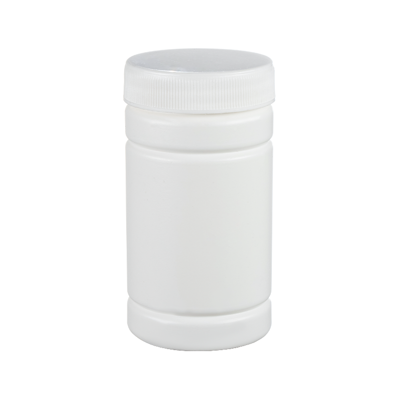 120 ml einlagige HDPE-Bambusflasche mit flachem Deckel