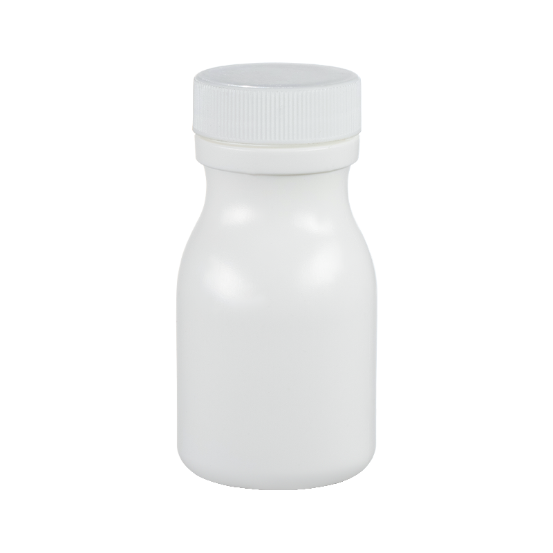 Milchförmige HDPE-60-ml-Flasche zur Aufbewahrung von Süßigkeiten