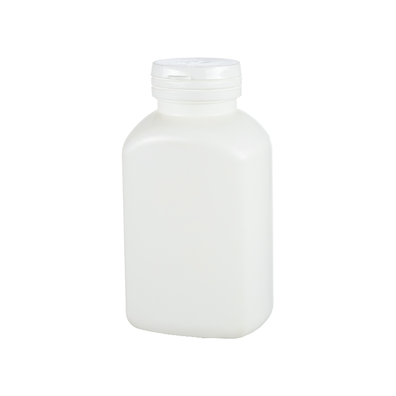275 ml HDPE-Quadratflasche mit schrägen Schultern