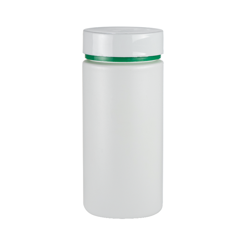 Gerade Flasche aus mattem HDPE